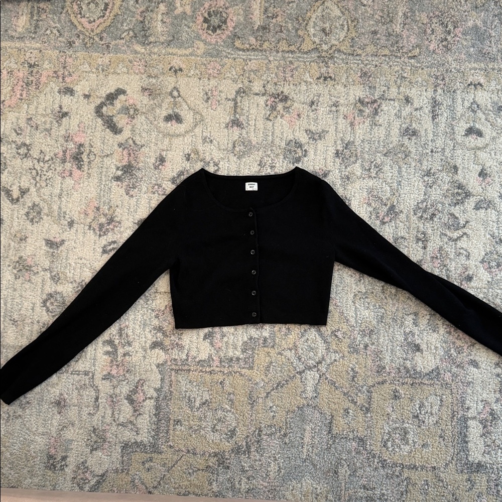 Sunday Best Black Buttoned Top